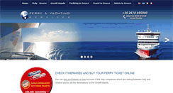 Desktop Screenshot of ferryservices.gr